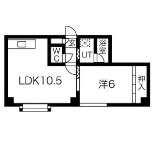 ペントルージュ【401号室】の間取り