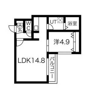ZABO HILLS KITAMARUYAMA【1階】の間取り