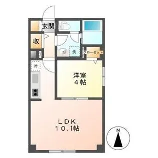レコルト円山【2階】の間取り