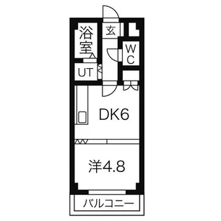 OMレジデンス宮の森【310号室】の間取り