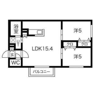 ラ・フォルテ北円山【2階】の間取り