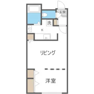 MODULOR中島公園2ND【4階】の間取り