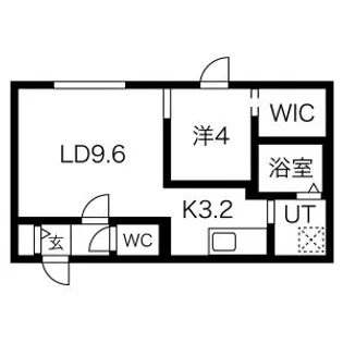 北斗エンブレム札幌【5階】の間取り