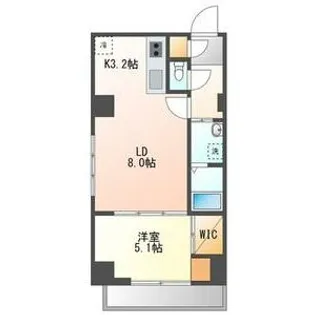 スペチアーレ・プリーモ【9階】の間取り