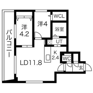 TRUTH HOME129 (トゥルースホーム129)【5階】の間取り