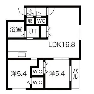 Casa de Shelley(カサ デ シェリー)【4階】の間取り