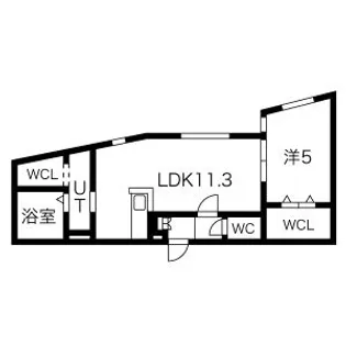 Pche裏参道【2階】の間取り