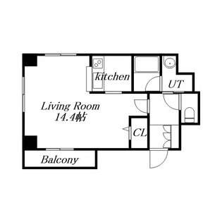 中鉱ビル【5階】の間取り