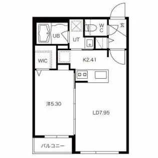 グランリーオ南5条【4階】の間取り