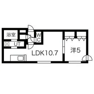 ALPHA S7W8【4階】の間取り