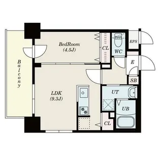 プライマル札幌桑園【1003号室】の間取り