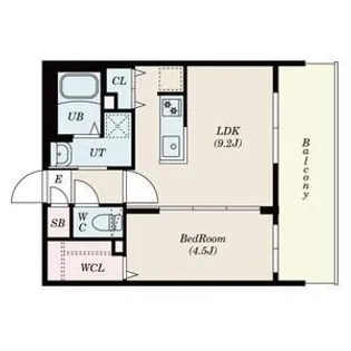 プライマル札幌桑園【10階】の間取り
