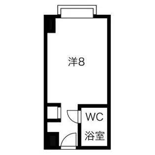 南4条ユニハウス【912号室】の間取り