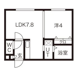 クレアメゾン環状通東【3階】の間取り