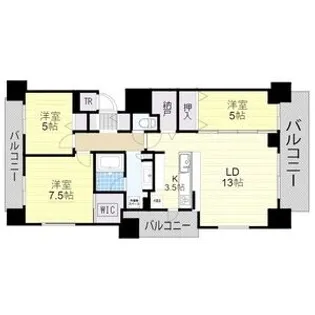 ブランズ円山北6条【601号室】の間取り