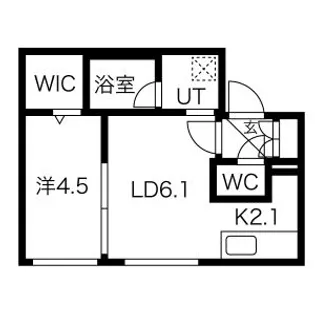 Leaf(リーフ)【2階】の間取り
