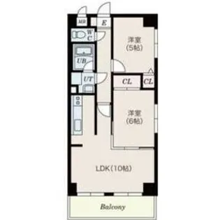 パールイレブン【8階】の間取り