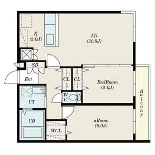 プライマル札幌円山【5階】の間取り