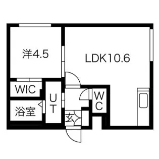 ノイエ南郷【3階】の間取り