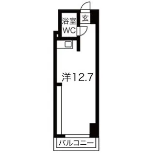 ロジェ札幌25【1003号室】の間取り