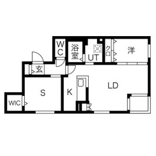 RESIDENCE SHINMEI 北円山【1階】の間取り