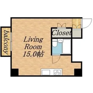 南1条グランドハイツ【608号室】の間取り