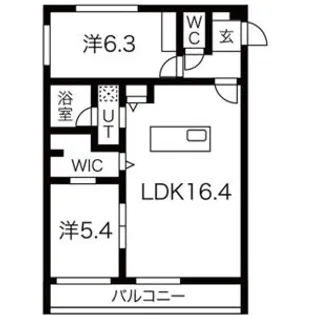 Ciliegio円山【3階】の間取り