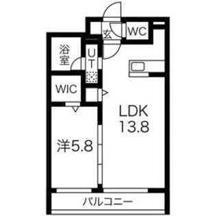 Ciliegio円山【402号室】の間取り