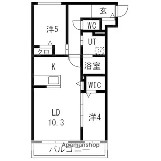 北海道札幌市中央区南四条西11丁目【マンション】の間取り