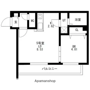 DESTINO RESIDENCIA715【4階】の間取り