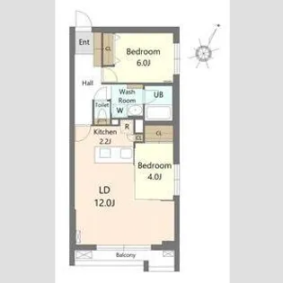 SーRESIDENCE南円山BLAZE【203号室】の間取り