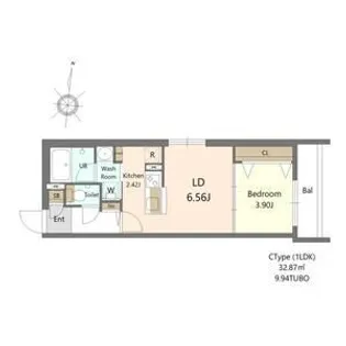 SーRESIDENCE医大南ALTIER【201号室】の間取り