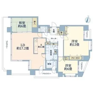 ライフプラザ北2条【501号室】の間取り