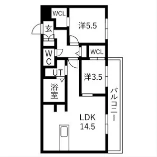 仮)北23西8MS【2階】の間取り