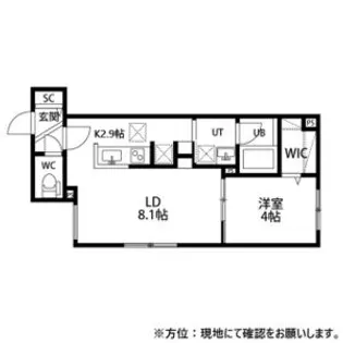 グランドサクセスピスタ【0102号室】の間取り