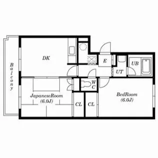 ノーランド山鼻【103号室号室】の間取り