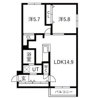 LA COLINA【4階】の間取り