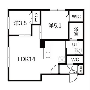 ESTALION SOEN(エスタリオン ソウエン)【4階】の間取り
