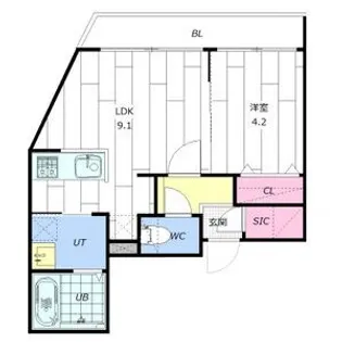 ヴェネーノ円山【00303号室】の間取り