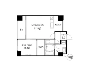 カレラ近代美術館前【00801号室】の間取り