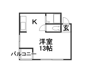 パレスマンション【5階】の間取り