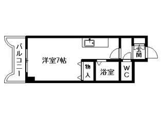 エンドレス三井南3西7【503号室】の間取り
