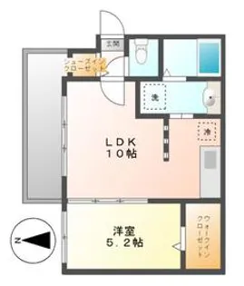ノーチェ円山【3階】の間取り