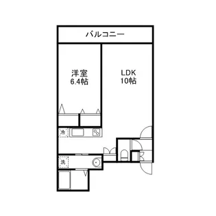 リアン213【401号室】の間取り