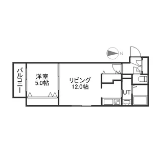 デルソール南6条【01005号室】の間取り