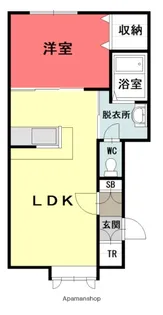 レールデュタンⅤ【202号室】の間取り