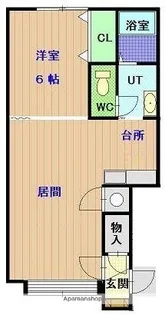 アスティ13A棟【103号室】の間取り