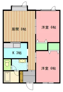 ドリームハイツひかり【102号室】の間取り
