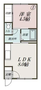 ドエルエンジェルA【2階】の間取り