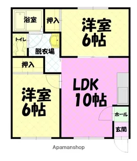 サンコート神楽【2階】の間取り